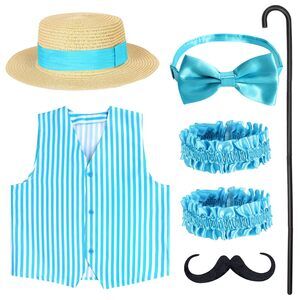 8552 6 Pieces Barbershop Quartet Costume-carnival Barker